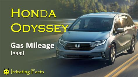 2008 honda odyssey mpg|2008 honda odyssey mileage chart.